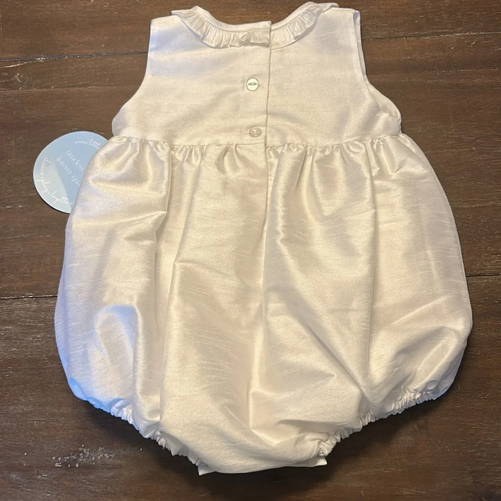 Little English New with Tags White Formal/ Special Occasion Bubble - Picture 3 of 7
